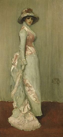 James Abbot McNeill Whistler Nocturne in Rosa und Grau oil painting image